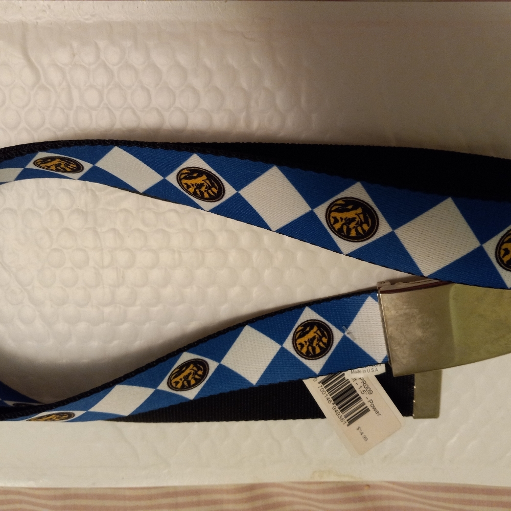 Brand new with tags "Power Rangers" adjustable belt